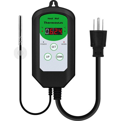 Thermostatstecker Für Heizung Und Kühlung, Temperaturregler, Digitalthermostat Für Terrarien, Inkubatoren, Brausysteme, Gewächshäuser, Terrarien