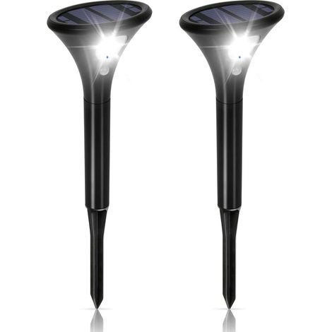 Solarleuchte Für Den Außenbereich Mit Bewegungsmelder, Schutzart Ip65 – Verstellbare Kabellose Led-beleuchtung – 10–12 Stunden Akkulaufzeit – 120° Erfassungswinkel