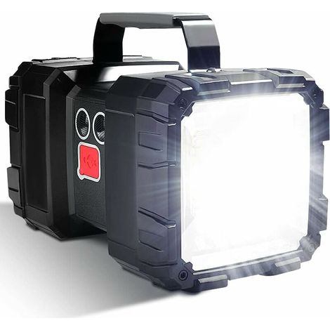 Wiederaufladbare Led-taschenlampe 10000mah 1200lm Hochleistungs-wasserdichte Campinglampe 7 Modi Superhell (klein)
