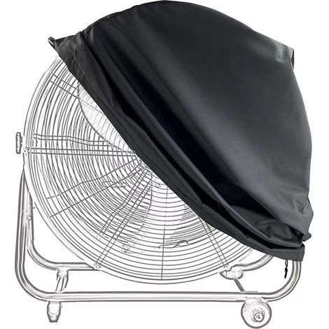 Staubschutzhülle Für Industrielle Elektroventilatoren. Multifunktionale, Staubdichte Ventilatorabdeckung Aus Wetterfestem Oxford-gewebe, 16–18 Zoll (61 X 19 X 61 Cm (18–24 Zoll)).