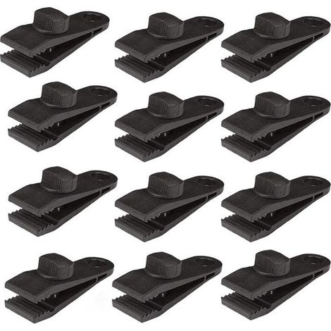 12 Stück Robuste Planenclips Mit Verriegelungsmechanismus, Poolabdeckungsclips, 4er-pack Robuste Planenclips