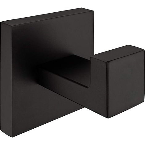 Handtuchhaken, Kleiderhaken Aus Edelstahl, Handtuchhalter, Moderner Wandhaken Im Industriestil Fürs Badezimmer (schwarz)