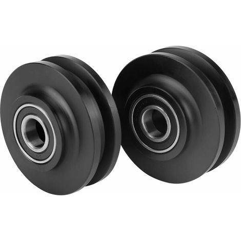 Gleitrolle Für Scheunentore – 2-teiliges Set – Zinklegierung Und Nylon – Leichtgängig Und Stabil – 70 Mm Durchmesser