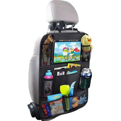 Rücksitz-organizer Mit 9 Fächern, Multifunktionale Reisetasche, Schwarz