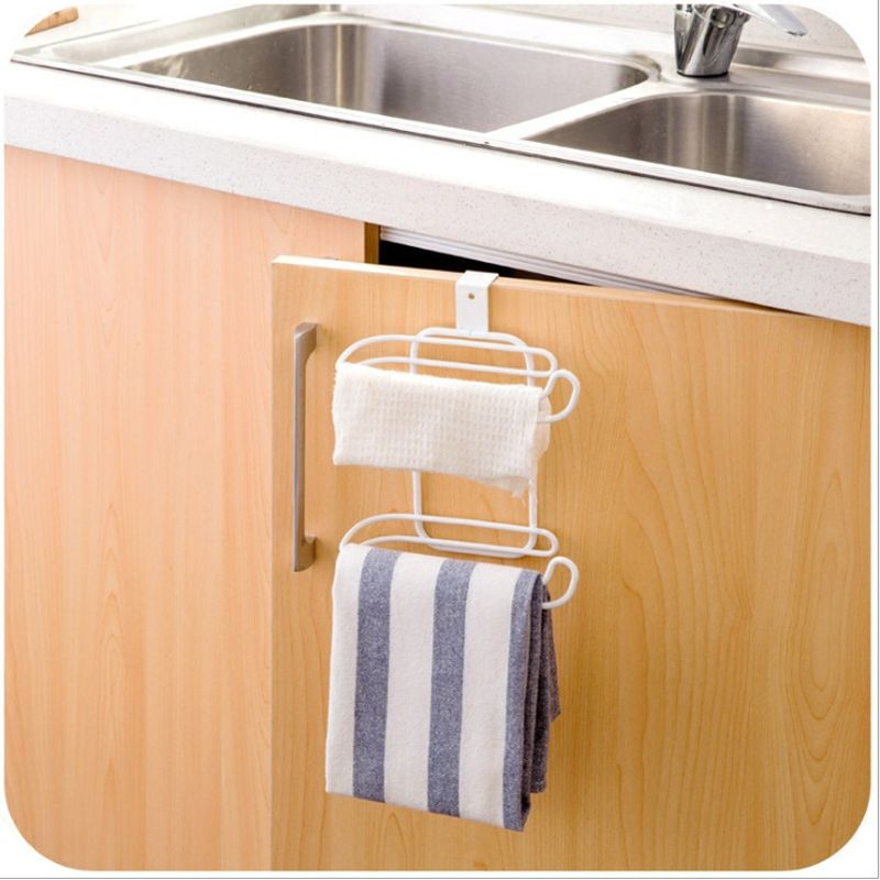 Toilettenpapierrollenhalter Fürs Badezimmer, Seitlich Montierbarer Handtuchhalter Zum Aufhängen, Kreativer Handtuchhalter Für Küche/bad, Kein Bohren Erforderlich, Ablagefläche