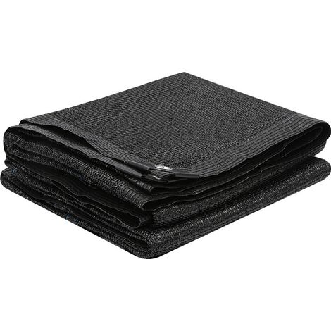 Schwarze 6x4m Moskitonetz-markise Mit Uv-schutz Und Metallösen, Ideal Für Garten Und Terrasse