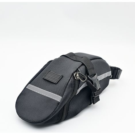Kleine, Reflektierende Und Wasserdichte Satteltasche Für Reparaturen Und Zubehör