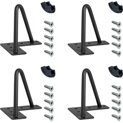 Haarnadel-tischbeine, 4 Zoll Diy-tischbeine Aus Metall, (schwarz)