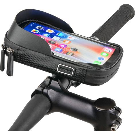 Wasserdichte 7-zoll-handytasche Für Fahrräder, Touchscreen-kompatibel, 360° Drehbare Lenkerhalterung