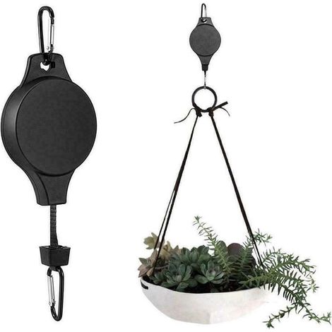 Gartenhaken – Ausziehbare Pflanzenstützen – Verstellbar – Schwarz –