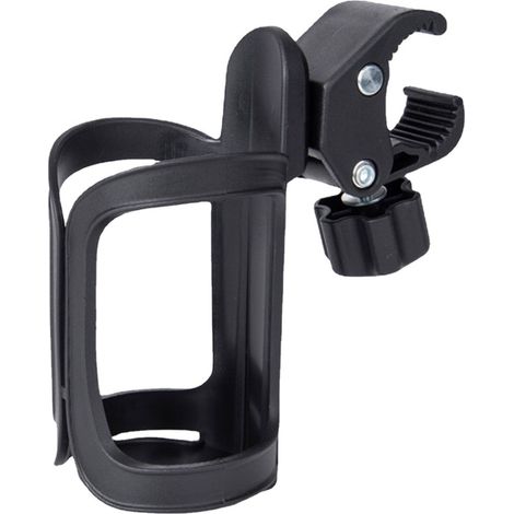 Universeller Flaschenhalter Für Kinderwagen/fahrräder, Schwarz, Kompatibel Mit Den Meisten Modellen –
