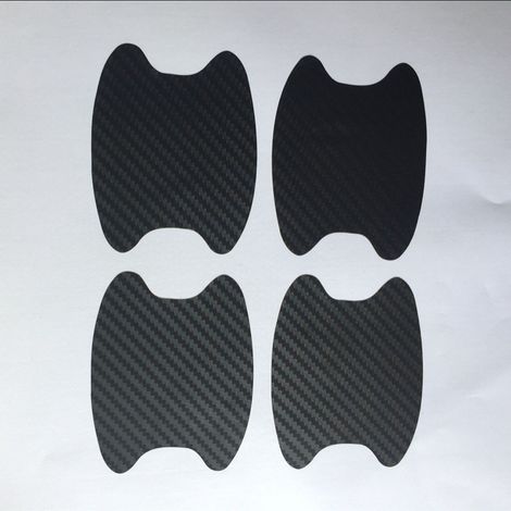 Set Mit 4 Autoaufklebern Für Den Außenbereich, Kratzfeste Schutzfolie, Universell Für Die Meisten Fahrzeuge (schwarz)