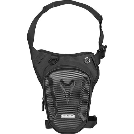 Motorrad-oberschenkeltasche – Multifunktionale Taktische Motorradtasche – Strapazierfähig Und Schwarz