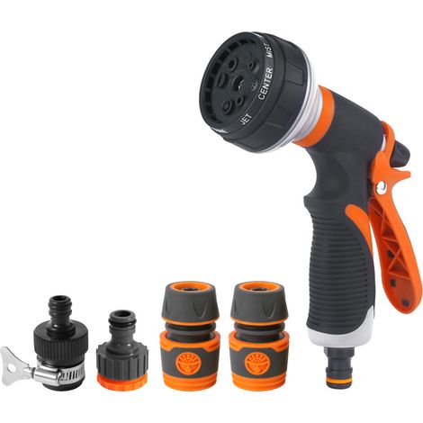 8-in-1-gießpistole Mit 8 Sprühmodi, Verstellbar Und Robust, Geeignet Zum Waschen Von Haustieren Und Für Den Hausgebrauch.