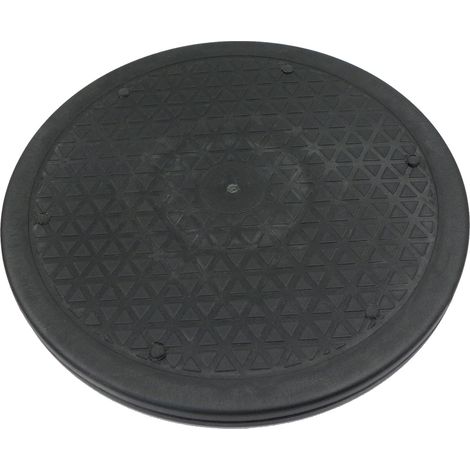 Drehteller (25 Cm), Drehbarer Plattenspieler, 360° Manuell Drehbarer Plattenteller Mit Stahlkugellagern, Rautenmuster, Für Monitore, Küchengeräte, Bastelprojekte, Bonsai-pflanzen