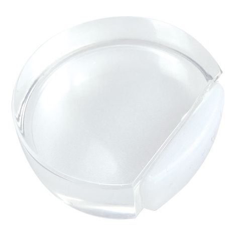Selbstklebender Türstopper – Schutz Für Wände Und Möbel Auf Allen Hartböden – Transparent – 2er-pack, Halbrund