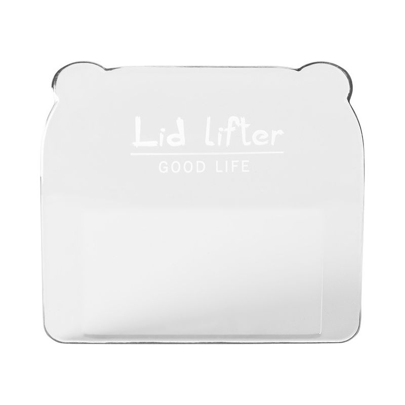 Griff Am Hotel-toilettensitz Im Nordischen Stil, Um Den Kontakt Mit Der Halterung Zu Vermeiden (transparent).
