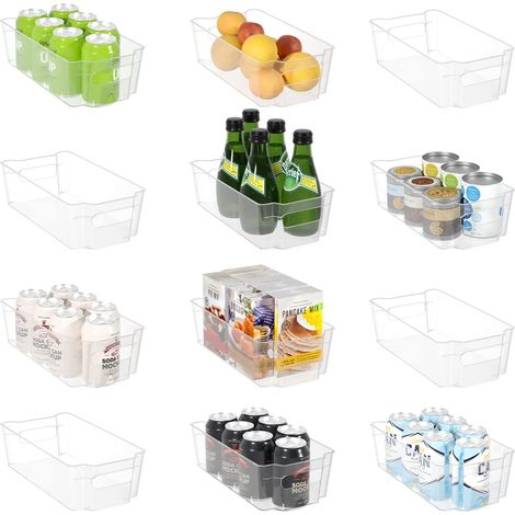 Organizer – Transparent Für Kühlschrank, Lebensmittel, Speisekammer, Küche, Haushalt, Gefrierschrank, Schrank