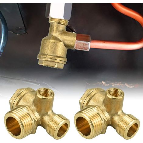 Tinor – 2er-pack Kupfer-rückschlagventile 10 Mm, 16 Mm, 20 Mm – Außengewinde Für Luftkompressoren – Druckbeständig