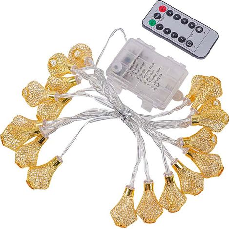 20 Led-lichterketten In Form Von Wassertropfen Aus Schmiedeeisen, Solarbetrieben, Für Den Außenbereich, Z. B. Für Feiertage, Garten, Rasen, Hochzeiten, Western-gartendekoration