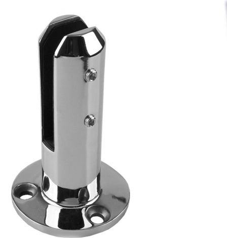 Edelstahl-pooltreppe – Runde Glaszaunklemme – Robust Und Langlebig – 10 × 10 × 16 Cm – 900 G