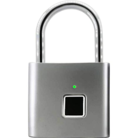 Fingerabdruck-vorhängeschloss, Bluetooth-schloss Mit App-entsperrung, Intelligentes Vorhängeschloss, Schlüsselloses Biometrisches Schloss, Geeignet Für Rucksäcke, Fahrräder, Schulspinde, Spinde Im Fit