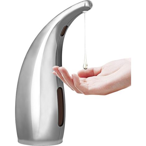 Automatischer Seifenspender Mit Sensor, Silber, 300 Ml, Batterielos