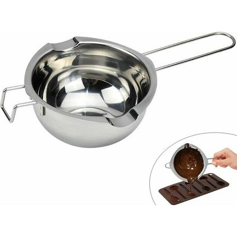 Schmelztopf Für Butter, Schokolade, Bonbons, Käse Und Karamell – Hochwertiger Edelstahl-schmelztopf – Schokoladenbad Für Bain-marie-anwendungen Mit Hitzebeständigem Griff