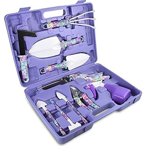 Gartengeräte, 10-teiliges Gartengeräte-set, Garten-set Mit Tragetasche, Geschenk Für Gartenliebhaber