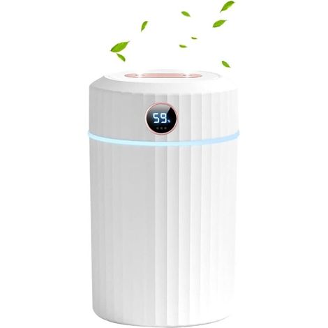 Ulisem Aroma-diffusor-luftbefeuchter, 2-liter-ultraschall-luftbefeuchter Mit 7-farbiger Led-beleuchtung, Aroma-diffusor Mit Zwei Düsen