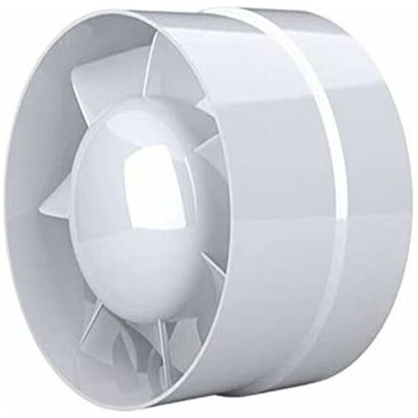 Energieeffizienter 100-mm-abluftventilator, 12 W/130 M³, Axialer Inline-kanal: Für Badezimmer, Küchen Und Keller.