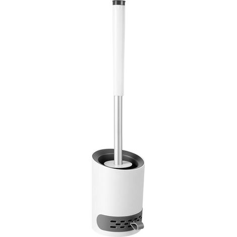 Silikon-toilettenbürste Mit Schnelltrocknendem Halter Und Versteckter Pinzette – Silikon-toilettenbürste Fürs Badezimmer