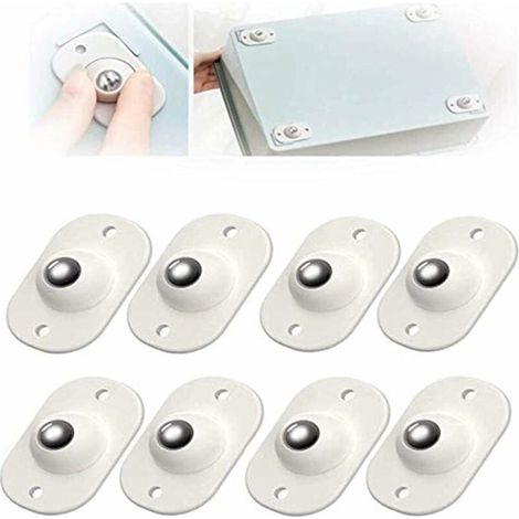 24 Selbstklebende Rollen, Universalrollen, Um 360 Grad Drehbare Universalrollen, Möbelrollen, Selbstklebende Rollen Für Regale, Mülleimer, Aufbewahrungsboxen, Fonepro
