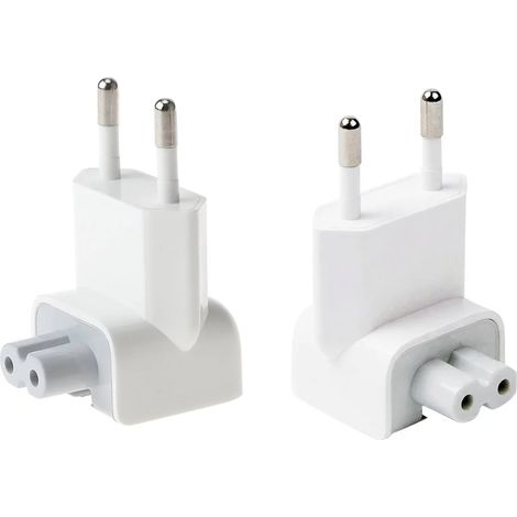 Reiseadapter-stecker, Ersatzanschluss Für Ipod, Iphone, Ipad, Macbook Tablets, Netzteil (2xeu-stecker)