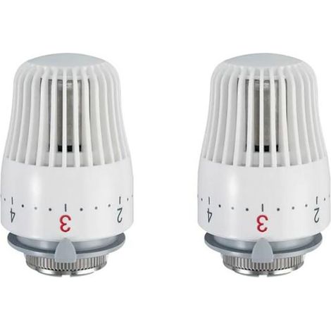 Set Mit 2 Thermostatköpfen, Ersatzkopf Für M30 X 1,5 Heizkörperventil, Thermostat-heizkörperventil