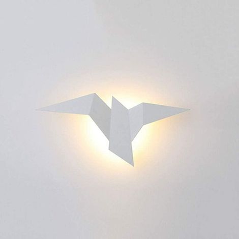 2-w-led-wandleuchte, Moderne, Geometrische Wandleuchte In Vogelform Für Den Innenbereich, Waschbeckenleuchte Für Wohnzimmer, Schlafzimmer, Flur, Nachttisch – Warmweiß 3401