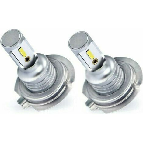 Ulisem H7 Led-lampe, 1000 Lm, 6000 K, Extrem Helle Weiße Led-scheinwerferlampe, Ip68 Wasserdicht, All-in-one Plug-and-play-umrüstsatz, 2 H7-lampen, 13 Thirteen