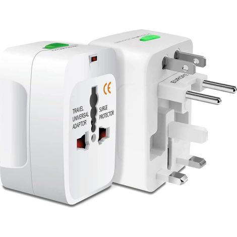 Universeller Reiseadapter Für 150 Länder – Kompatibel Mit Australien, Großbritannien, Den Usa Und Der Eu – Einfache Handhabung Dank Steckerdesign