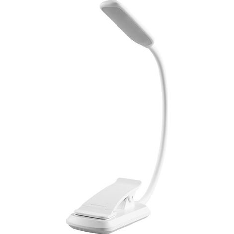 Leselampe, Wiederaufladbare 7-led-klemmleuchte, 360° Flexibler Hals, 3 Farbtemperaturen Und 3 Helligkeitsstufen, Berührungsschalter, Mini-nachtlicht Für E-reader