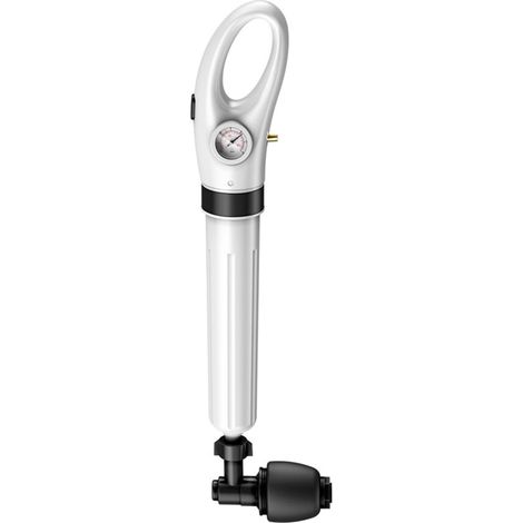 Hochdruck-toilettenreinigungsset, Pneumatischer Abflussreiniger Mit Optischem Luftdruckmanometer, Waschbecken, Bodenabläufe