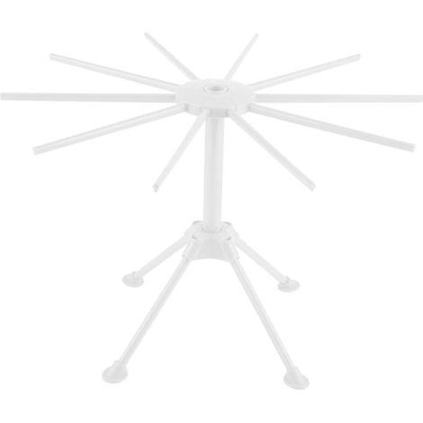 Nudeltrockengestell, Faltbares Spaghetti-trockengestell, Nudeltrockengestell Mit 10 Ausziehbaren Ebenen, 28 X 16,8 Cm (weiß)