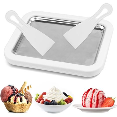 Multifunktionale Eismaschine Für Eiscreme, Sorbet, Joghurt, Gelato, 2 In 1, Integrierte Spatel
