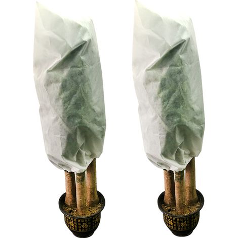 Aiducho 2er-pack Pflanzenschutzhülle Für Den Winter, Pflanzenschutzhülle, Winterabdeckung, Wiederverwendbare Winterabdeckung, 0,8 M X 1,2 M