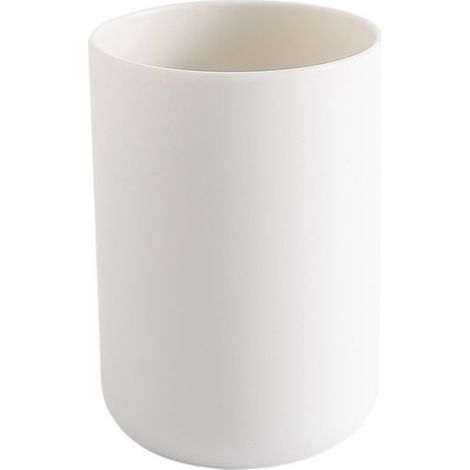Zahnbürstenhalter, Badezimmer-zahnbürstenhalter, Becher, Plastikbecher (weiß)