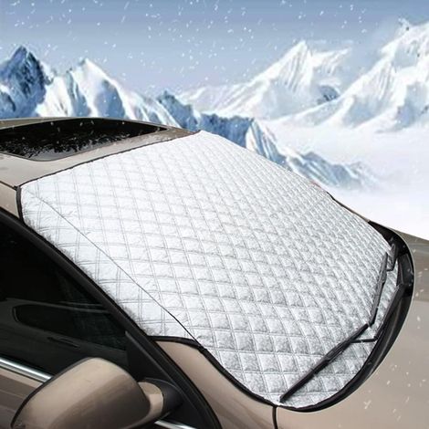 Windschutzscheibenabdeckung, Extra Dicke Und Robuste Schutzhülle – Schnee-, Eis-, Frost-, Sonnen-, Ultraviolett-, Staub- Und Wasserdicht – Geeignet Für Geländefahrzeuge Das Ganze Jahr Über