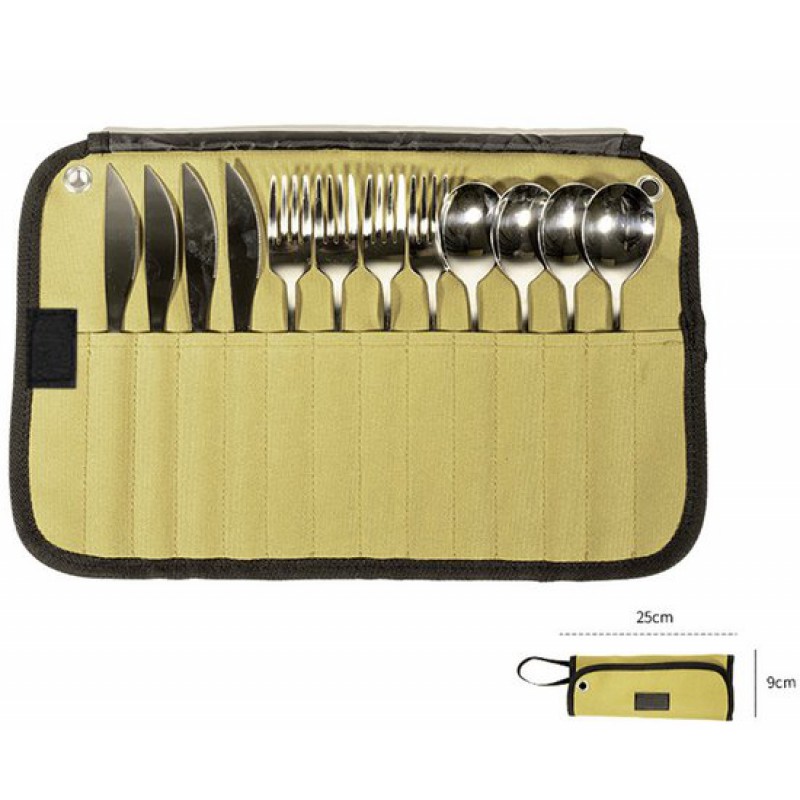 Tragbare Bestecktasche Für Camping Und Picknicks – Reisebesteck-organizer – Aufbewahrungstasche Für Messer, Löffel Und Gabel – Besteck Nicht Enthalten