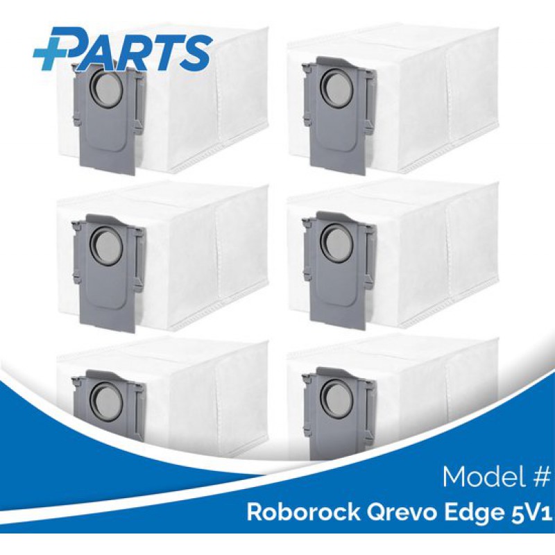 Roborock Qrevo Edge 5v1 Staubbeutel (6 Stück, ® Alternative Zu 8.02.0239)