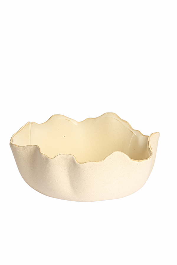 Raffinierte Weiße Keramik-schale Light & Living Gaspar