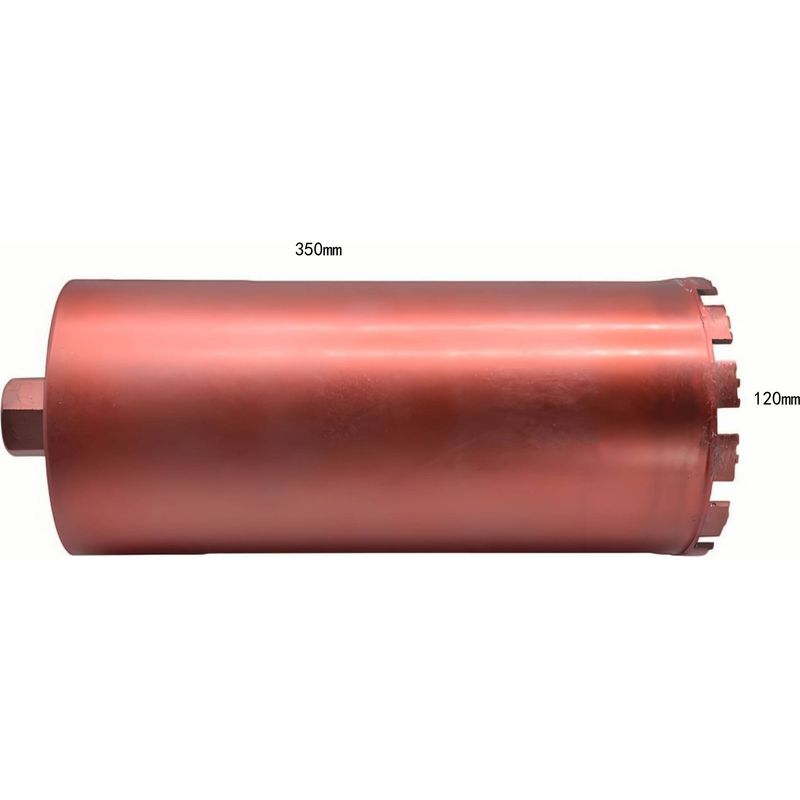Diamant-kernbohrer Ø 120 Mm Für Kernbohrungen, Trocken- Und Nassbohrungen, Diamant-kernbohrer Für Mauerwerk Und Beton