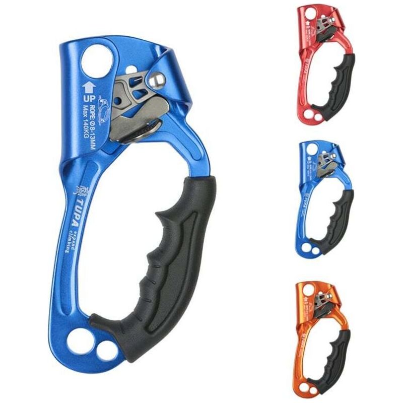 Steigklemme – Ergonomischer Griff – Aluminium-magnesium-legierung – Maximale Traglast 140 Kg – Seildurchmesser 8–12 Mm – Für Den Professionellen Einsatz